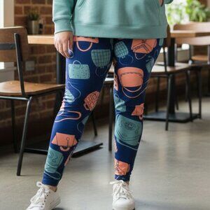 Lularoe Leggings Tall & Curvy Handbag Purse Print